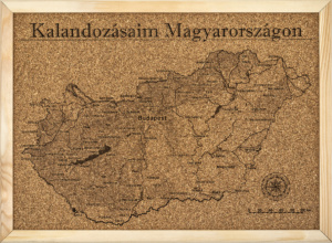 névre szóló Magyarország térkép